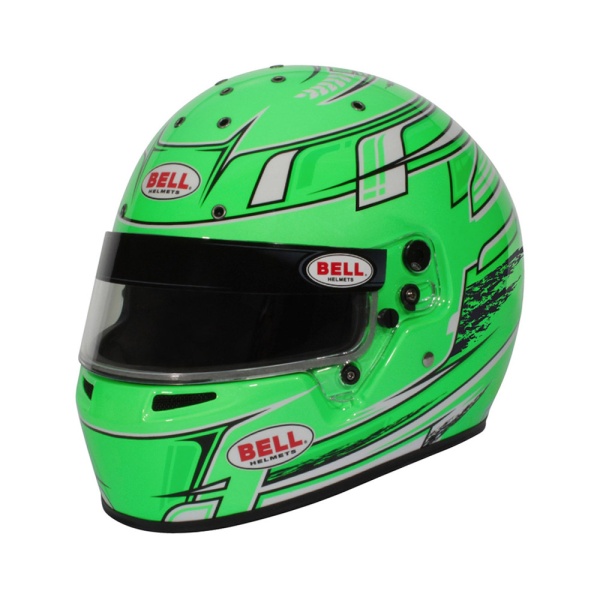 Bell KC7-CMR Champion Green Kart Helmet