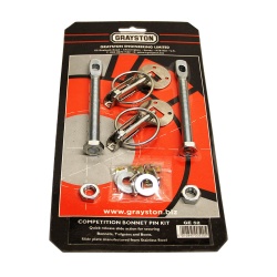 Grayston Stainless Steel Bonnet Pin Kit